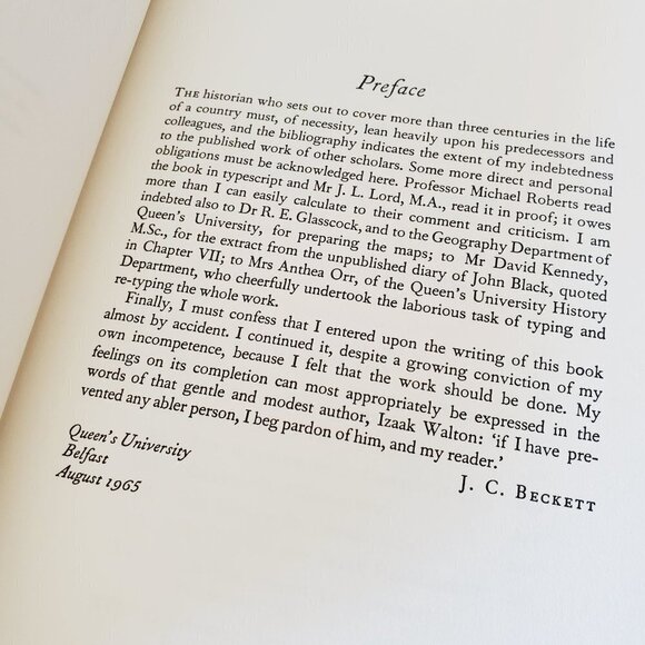 Vintage The making of modern Ireland, 1603-1923 Book by J. C. Beckett Hardcover - Picture 5 of 11